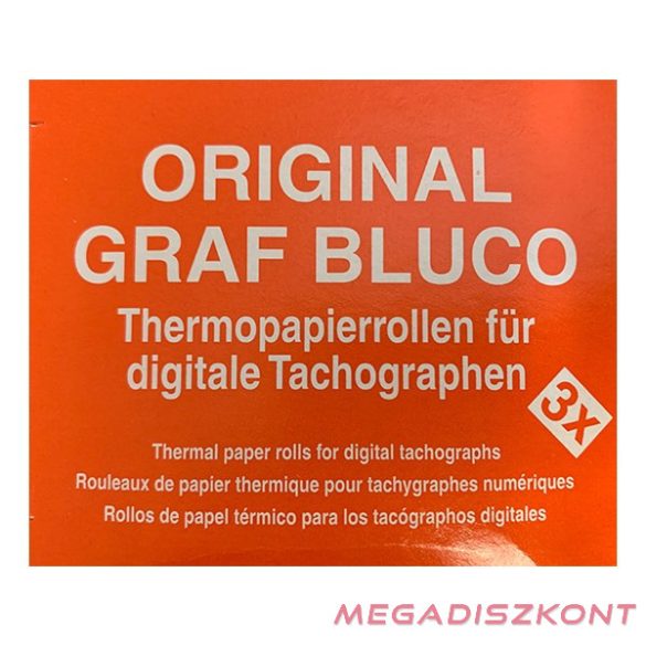 Tachográf papír digitális 8 m/tekercs 3 tekercs/doboz