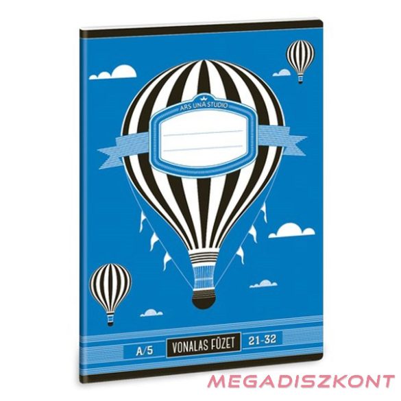 Füzet vonalas ARS UNA Standard A/5 32 lapos 21-32 4-8.osztályos