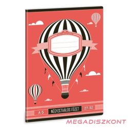 Füzet kockás ARS UNA Standard A/5 32 lapos 27-32