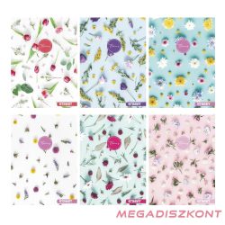 Füzet sima STREET A/4 54 lapos Flowers