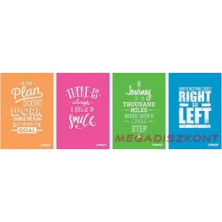 Füzet vonalas STREET A/4 42 lapos Neon