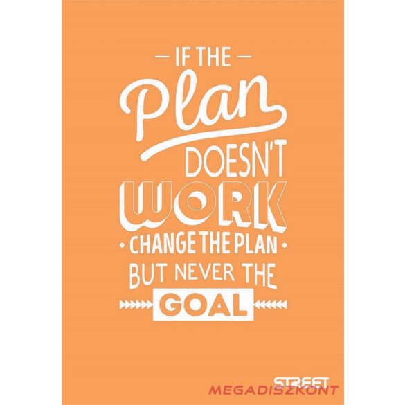 Füzet vonalas STREET A/4 42 lapos Neon