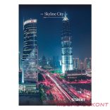 Füzet kockás STREET A/4 54 lapos Skyline