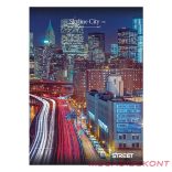 Füzet kockás STREET A/4 54 lapos Skyline
