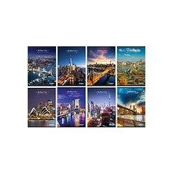 Füzet vonalas STREET A/4 52 lapos Skyline