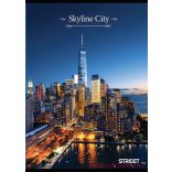 Füzet vonalas STREET A/4 52 lapos Skyline