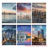 Füzet vonalas STREET A/4 52 lapos Skyline