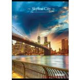 Füzet vonalas STREET A/4 52 lapos Skyline