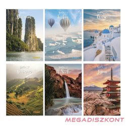 Füzet kockás STREET A/4 54 lapos Travel