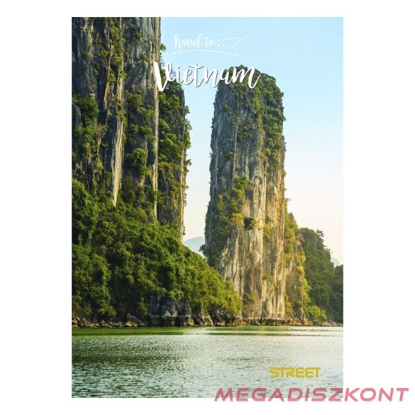 Füzet sima STREET A/4 54 lapos Travel