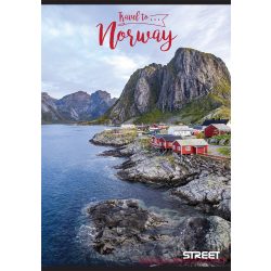 Füzet vonalas STREET A/4 54 lapos Travel