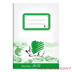 Füzet sima ICO Süni A/5 20-32