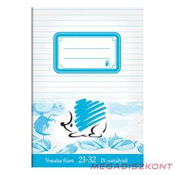 Füzet vonalas ICO Süni A/5 21-32 4-8.osztályos