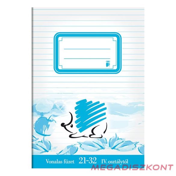 Füzet vonalas ICO Süni A/5 21-32 4-8.osztályos