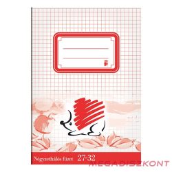 Füzet kockás ICO Süni A/5 27-32 32 lapos