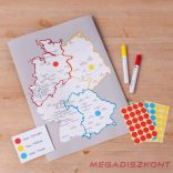 Etikett AVERY 3013 jelölőpont 8mm sárga 416 darabos