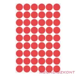 Etikett AVERY 3141 jelölőpont 12mm piros 270 darabos