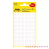 Etikett AVERY 3145 jelölőpont 12mm fehér 270 darabos