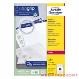 Etikett AVERY L7162-100 99,1x33,9mm univerzális 1600 címke/doboz 100 ív/doboz