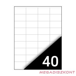   Etikett FORTUNA 52,5x29,7mm univerzális 4000 címke/doboz 100 ív/doboz