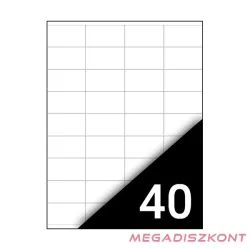   Etikett FORTUNA 52,5x29,7mm univerzális 4000 címke/doboz 100 ív/doboz