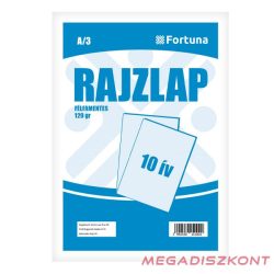 Rajzlap félfamentes FORTUNA A/3 10 íves