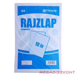 Rajzlap félfamentes FORTUNA A/4 10 íves