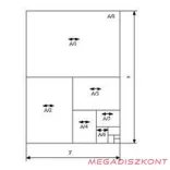 Rajzlap műszaki  A/2 180 g 100 lapos