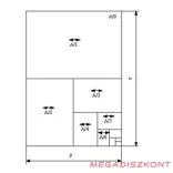 Rajzlap műszaki  A/3 180 g 250 lapos