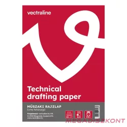 Rajzlap műszaki VECTRALINE A/4 180 g 25 lapos