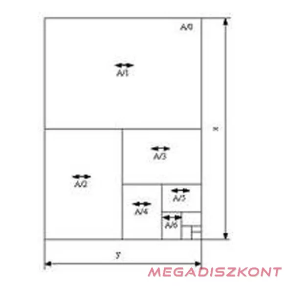 Rajzlap műszaki  A/4 180 g 250 lapos