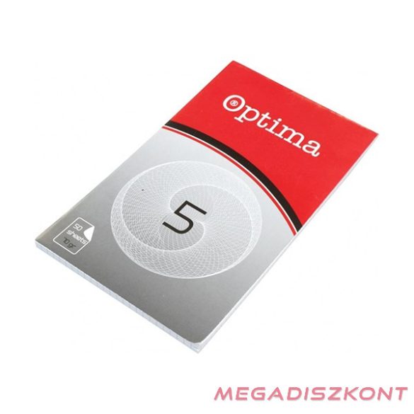 Jegyzettömb kockás OPTIMA 100x170mm 50 lapos