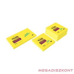   Öntapadós jegyzettömb 3M Post-it LP2028SS Super Sticky 76x76mm élénk sárga 350 lap
