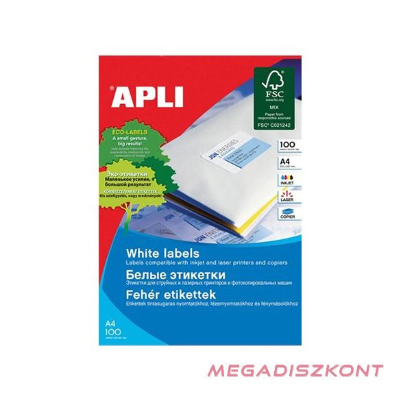 Etikett APLI Univerzális 105x40mm 7000 etikett/csomag