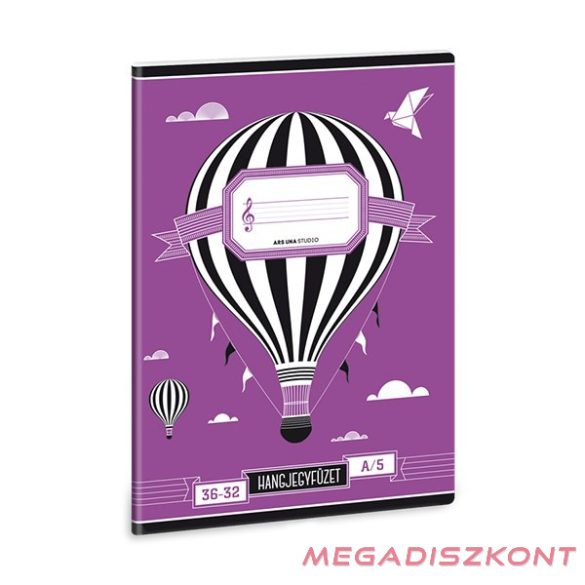 Hangjegyfüzet ARS UNA Standard A/5 32 lapos 36-32