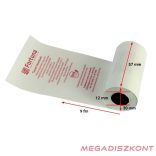 Thermo tekercs FORTUNA 57x30mm/12 9 fm BPA mentes