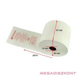 Thermo tekercs FORTUNA 57x50mm/12 28 fm BPA mentes