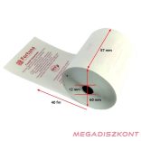 Thermo tekercs FORTUNA 57x60mm/12 40 fm BPA mentes