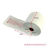 Thermo tekercs FORTUNA 57x80mm/12 76 fm BPA mentes