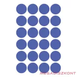 Etikett AVERY 3596 öntapadó jelölőpont indigókék 18mm 96 jelölőpont/csomag