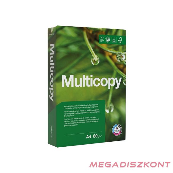 Fénymásolópapír MULTICOPY A/4 80 g 500 ív/csomag