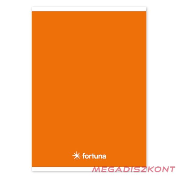 Füzet vonalas FORTUNA Monocolor A/5 32 lapos narancssárga