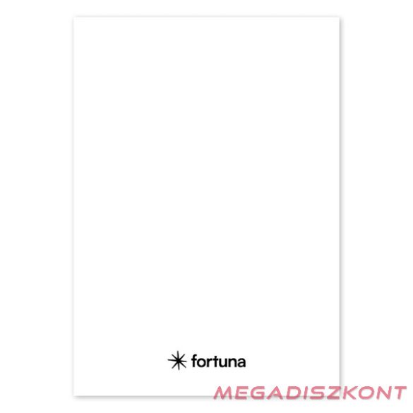 Füzet vonalas FORTUNA Monocolor A/5 32 lapos 21-32 4-8.osztályos fehér