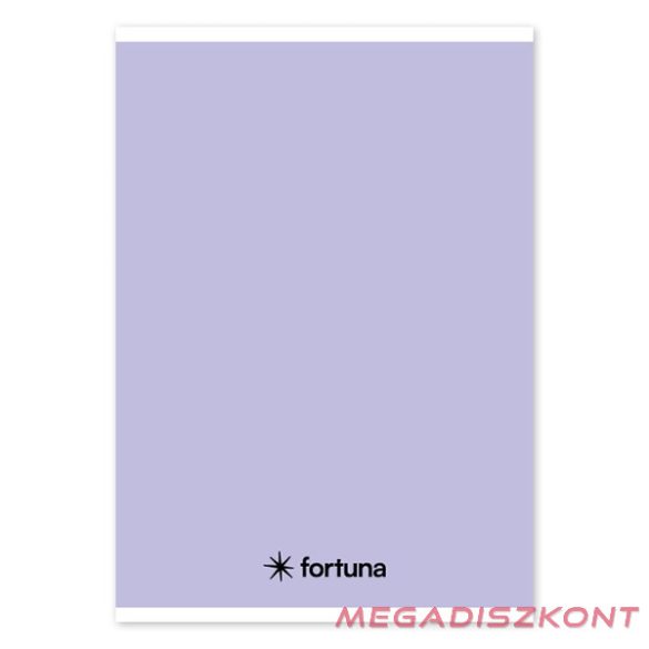Füzet vonalas FORTUNA Monocolor A/5 32 lapos 21-32 4-8.osztályos pasztell lila