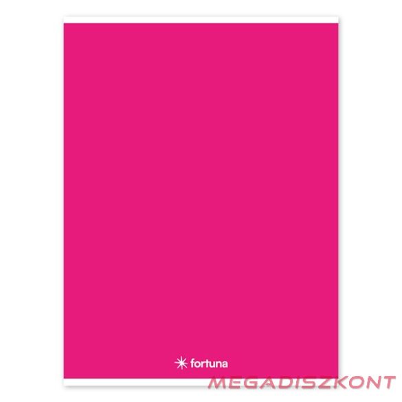 Füzet vonalas FORTUNA Monocolor A/4 32 lapos magenta