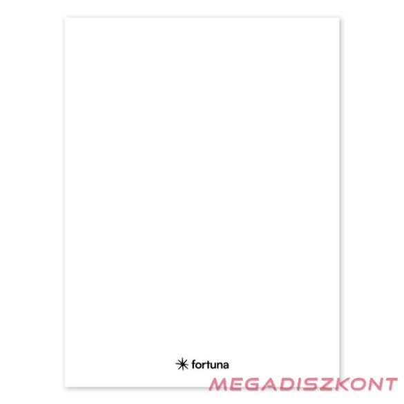 Füzet vonalas FORTUNA Monocolor A/4 32 lapos fehér