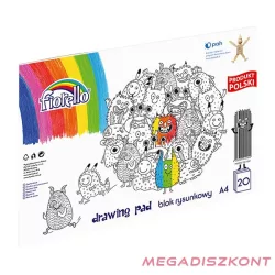 Rajztömb FIORELLO A/4 80 g 20 ív/tömb