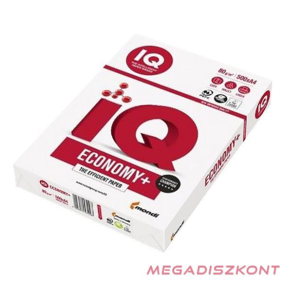 Fénymásolópapír IQ Economy+  A/3 80 g 500 ív/csomag