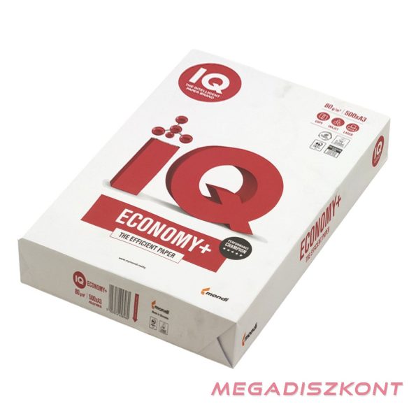 Fénymásolópapír IQ Economy+  A/3 80 g 500 ív/csomag