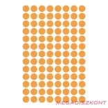 Etikett AVERY 3178 öntapadó jelölőpont neon sárga 8mm 416 jelölőpont/csomag